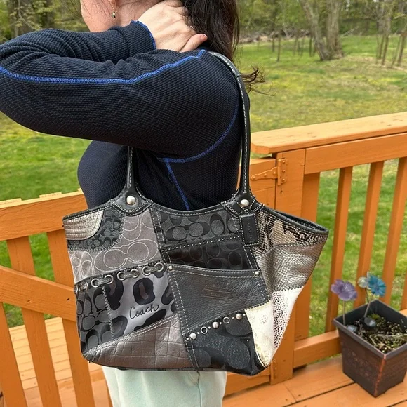 バッグ Coach Patchwork Bleecker XL Limited Bag Coach Patchwork Bleecker XL Limited Bag #PGC2AQ | eBay